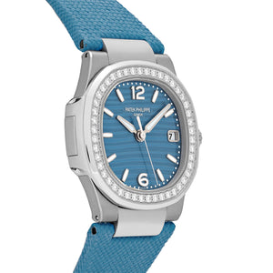 Patek Philippe Nautilus 7010G-013 'Ladies' White Gold Blue Dial Diamond Bezel (2025) — foto 4