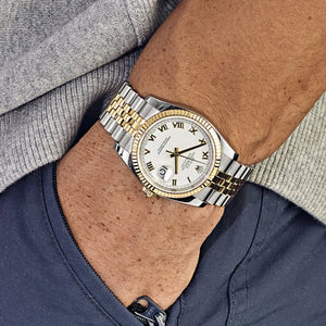 Rolex Datejust 36 126233 Yellow Gold Stainless Steel White Roman Dial Jubilee (2025) — foto 3