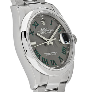 Rolex Datejust 36 126200 Stainless Steel 'Wimbledon' Slate Dial Oyster (2026) — foto 3