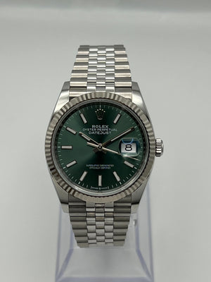 Rolex Datejust36 126234 Stainless Steel Mint Green Dial Jubilee (2024) — foto 2