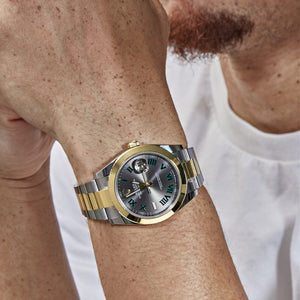 Rolex Datejust 41 126303 'Wimbledon' Yellow Gold Stainless Steel Slate Dial (2025) — foto 2
