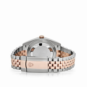 Rolex Datejust 41 126331 Rose Gold Stainless Steel Sundust Dial Jubilee (2024) — foto 6