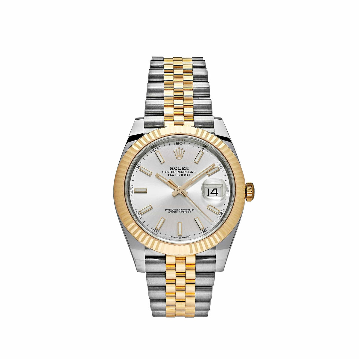Rolex Datejust 41 126333 Yellow Gold Stainless Steel Silver Dial (2025)