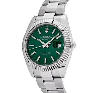 Rolex Datejust 41 126334 Stainless Steel Mint Green Dial Oyster (2026) — foto 3