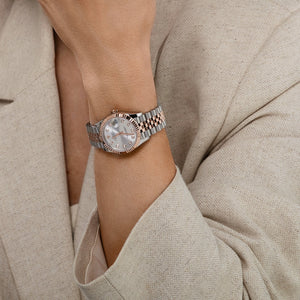 Rolex Datejust 31 278271 'Ladies' Stainless Steel Rose Gold Silver Diamond Dial (2024) — foto 2