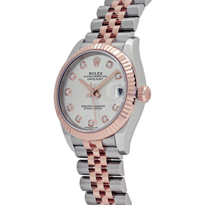 Rolex Datejust 31 278271 'Ladies' Stainless Steel Rose Gold Silver Diamond Dial (2024) — foto 3