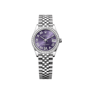Rolex Datejust 31 278384RBR 'Ladies' Stainless Steel Diamond Bezel Violet Roman Dial Jubilee — foto 1