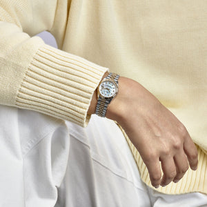 Rolex Datejust 28 279173 'Ladies' Stainless Steel Yellow Gold Mother of Pearl Diamond Dial Jubilee (2025) — foto 3