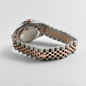 Rolex Datejust 31 278381RBR 'Ladies' Stainless Steel Rose Gold Brown Roman Numerals Diamond Dial Diamond Bezel Jubilee (2025) — foto 8