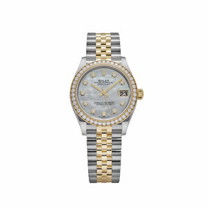 Rolex Datejust 31 278383RBR 'Ladies' Stainless Steel Yellow Gold Mother of Pearl Diamond Dial Diamond Bezel Jubilee (2026) — foto 1
