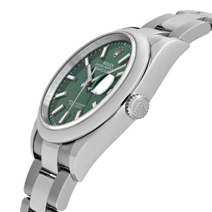 Rolex Datejust 36 126200 Stainless Steel Mint Green Dial Oyster (2025) — foto 8