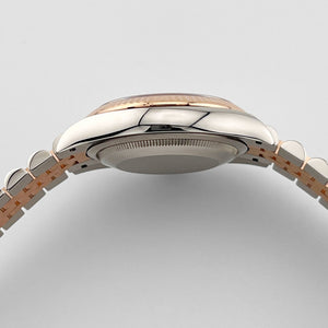 Rolex Datejust 36 126231 Rose Gold Stainless Steel Dark Rhodium Roman Numerals Diamond Dial Jubilee (2020) — foto 5