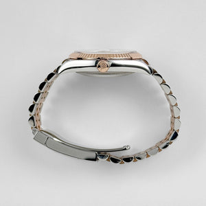 Rolex Datejust 36 126231 Rose Gold Stainless Steel Silver Fluted Motif Dial (2024) — foto 8