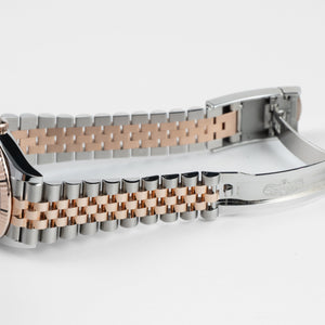 Rolex Datejust 36 126231 Rose Gold Stainless Steel Slate Motif Diamond Dial (2023) — foto 10