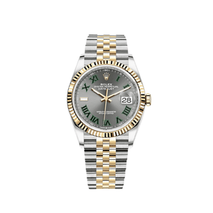 Rolex Datejust 36 126233 'Wimbledon' Stainless Steel Yellow Gold Slate Dial Jubilee (2026) — foto 1