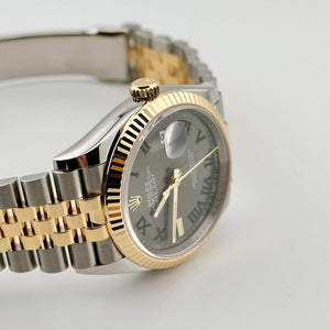 Rolex Datejust 36 126233 'Wimbledon' Stainless Steel Yellow Gold Slate Dial Jubilee (2026) — foto 3