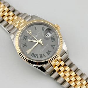 Rolex Datejust 36 126233 'Wimbledon' Stainless Steel Yellow Gold Slate Dial Jubilee (2026) — foto 2