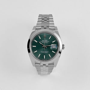 Rolex Datejust 41 126300 Stainless Steel Green Dial Jubilee (2026) — foto 4