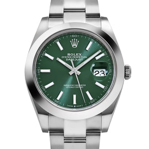 Rolex Datejust 41 126300 Stainless Steel Green Dial Oyster (2026) — foto 4