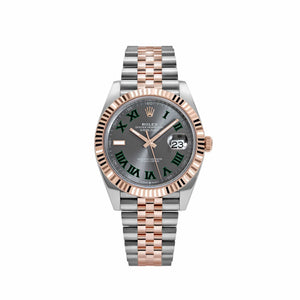 Rolex Datejust 41 126331 Rose Gold Stainless Steel Wimbledon Dial Jubilee (2024) — foto 1