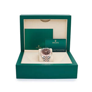 Rolex Datejust 41 126331 Stainless Steel Rose Gold Chocolate Diamond Dial Jubilee (2025) — foto 4
