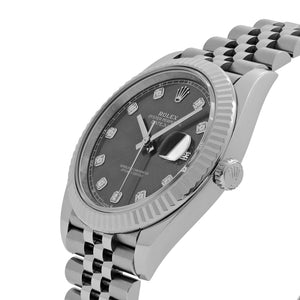 Rolex Datejust 41 126334 "Wimbledon" Stainless Steel Slate Diamond Dial Jubilee (2025) — foto 5
