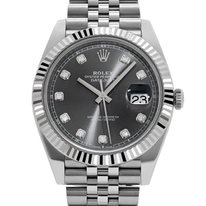 Rolex Datejust 41 126334 "Wimbledon" Stainless Steel Slate Diamond Dial Jubilee (2025) — foto 4