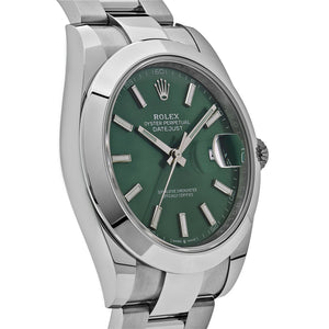 Rolex Datejust 41 126300 Stainless Steel Green Dial Oyster (2026) — foto 7
