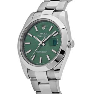 Rolex Datejust 41 126300 Stainless Steel Green Dial Oyster (2026) — foto 6