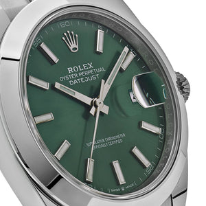 Rolex Datejust 41 126300 Stainless Steel Green Dial Oyster (2026) — foto 5