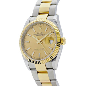 Rolex Datejust 41 126333 Stainless Steel Yellow Gold Champagne Dial Oyster (2025) — foto 3