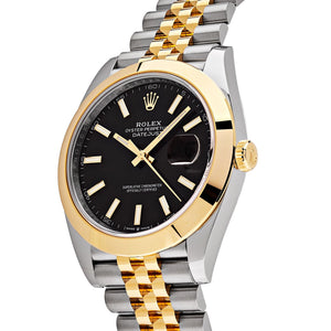 Rolex Datejust 41 126303 Stainless Steel Yellow Gold Black Dial Jubilee — foto 2