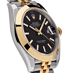 Rolex Datejust 41 126303 Stainless Steel Yellow Gold Black Dial Jubilee — foto 3