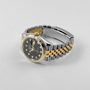 Rolex Datejust36 126233 Stainless Steel Yellow Gold Black Diamond Dial Jubilee (2025) — foto 5