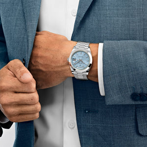 Rolex Day-Date 228206 40 Platinum Ice Blue Diagonal Motif Dial — foto 2