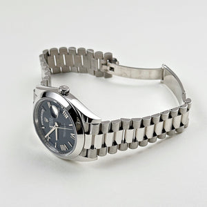 Rolex Day-Date 40 228206 Platinum Blue Dial (2022) — foto 4