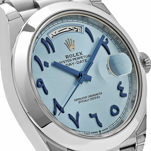 Rolex Day-Date 40 228206  Platinum Ice Blue Arabic Dial Smooth Dial — foto 5
