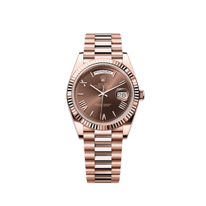 Rolex Day-Date 40 228235 Rose Gold Chocolate Roman Numerals Dial (2025) — foto 1