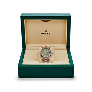 Rolex Day-Date 40 228235 Rose Gold Olive Green Dial (2021) — foto 8