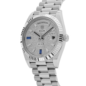 Rolex Day-Date 40 228236 Platinum Pavé Diamond Dial (2023) — foto 3