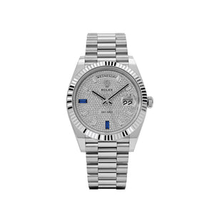 Rolex Day-Date 40 228236 Platinum Pavé Diamond Dial (2023) — foto 1