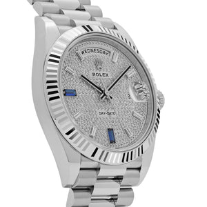 Rolex Day-Date 40 228236 Platinum Pavé Diamond Dial (2023) — foto 4