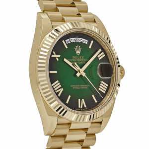Rolex Day-Date 40 228238 Yellow Gold Green Ombre Roman Numerals Dial (2025) — foto 5