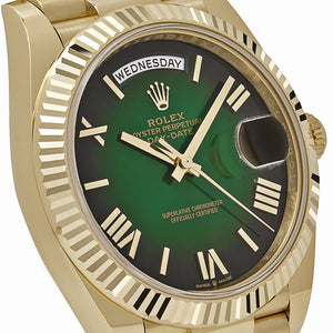 Rolex Day-Date 40 228238 Yellow Gold Green Ombre Roman Numerals Dial (2025) — foto 4