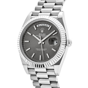 Rolex Day-Date 40 228239 White Gold Slate Rhodium Grey Dial — foto 3