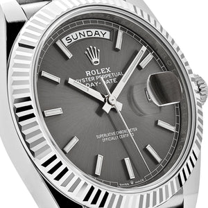 Rolex Day-Date 40 228239 White Gold Slate Rhodium Grey Dial — foto 5