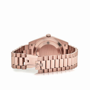 Rolex Day-Date 40 228345RBR Rose Gold Diamond Bezel Slate Ombre Dial (2025) — foto 6