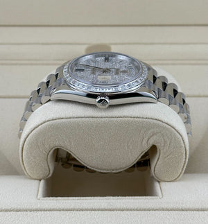 Rolex Day-Date 40 228396TBR Platinum Diamond Bezel Diamond-Paved Sapphire Dial (2024) — foto 5