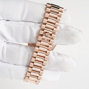Rolex Day-Date 36 128235 Rose Gold Brown Ombre Diamond Dial (2022) — foto 10