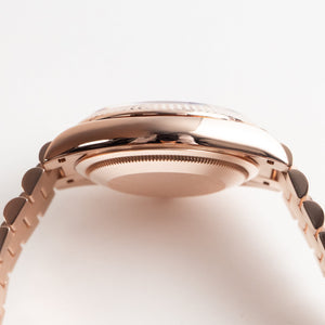 Rolex Day-Date 36 128235 Rose Gold Brown Ombre Diamond Dial (2022) — foto 5